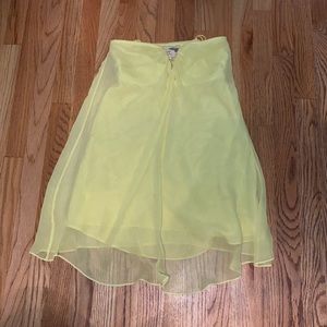 Flowy strapless summer dress